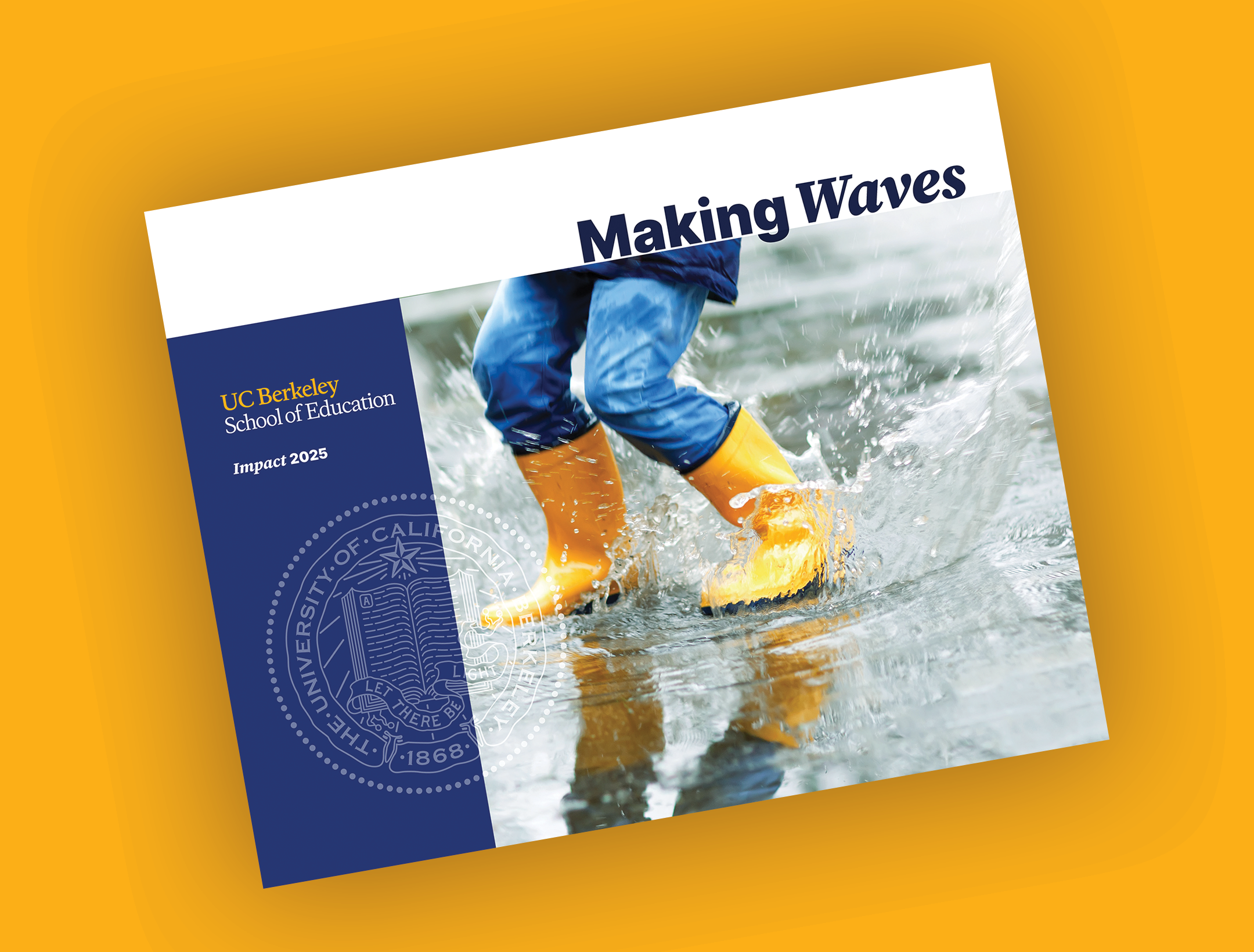 Berkeley School of Education Impact 2025 report cover